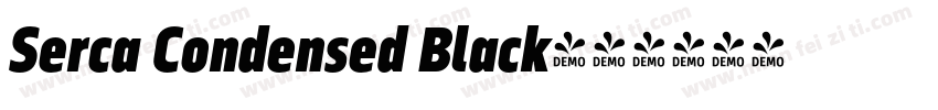 Serca Condensed Black字体转换